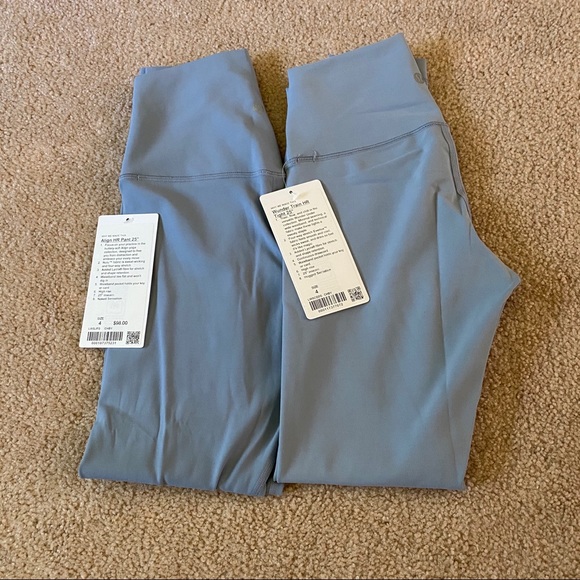 Lululemon Align & Wunder Train Chambray Comparison - Picture 3 of 6